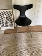 Zwarte Design Stoel, Ophalen, Kunststof, Gebruikt, Zwart