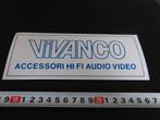 sticker VIVANCO  Accessori Hi-Fi Audio Video, Ophalen, Zo goed als nieuw