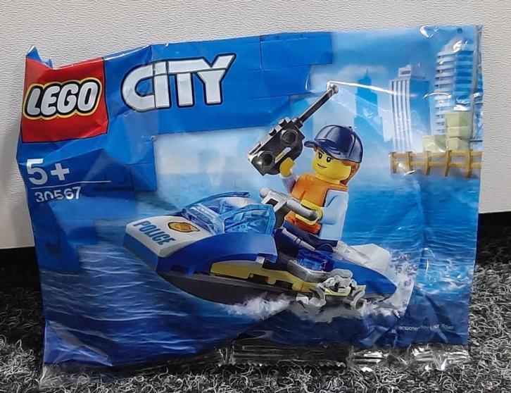 Lego 30567 - Politie waterscooter (polybag), Kinderen en Baby's, Speelgoed | Duplo en Lego, Zo goed als nieuw, Lego, Complete set