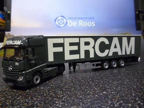 NZG Mercedes Actros Fercam, Hobby en Vrije tijd, Modelauto's | 1:50, Nieuw, Bus of Vrachtwagen, NZG, Ophalen of Verzenden