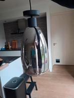 Smokedglass hanglamp kleur zilver !, Huis en Inrichting, Ophalen of Verzenden, Zo goed als nieuw