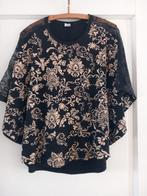 Zwart shirt mt 40, Maat 38/40 (M), Zwart, Ophalen of Verzenden, Lange mouw