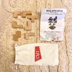 Wooden block Puzzle ‘magic cube’ Brain Trainer, Ophalen of Verzenden, Zo goed als nieuw