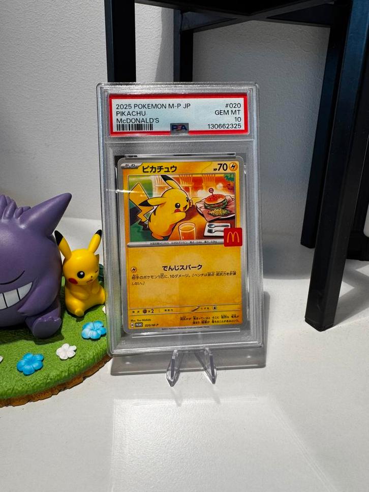 Pokémon Pikachu McDonald’s Promo 2025 – PSA 10 Gem Mint, Hobby en Vrije tijd, Verzamelkaartspellen | Pokémon, Zo goed als nieuw