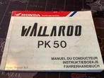 Honda Wallaroo PK50 Instructieboekje, Verzenden