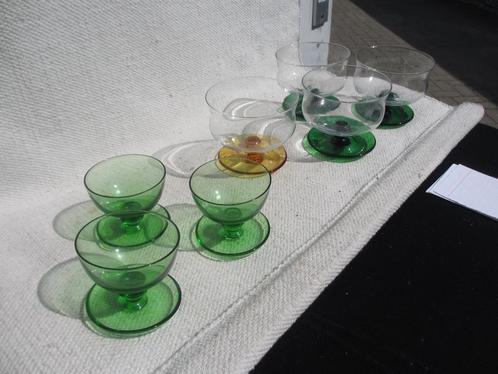 Kristalunie grapefruit glazen /Max Verboeket, Antiek en Kunst, Antiek | Glas en Kristal, Ophalen of Verzenden