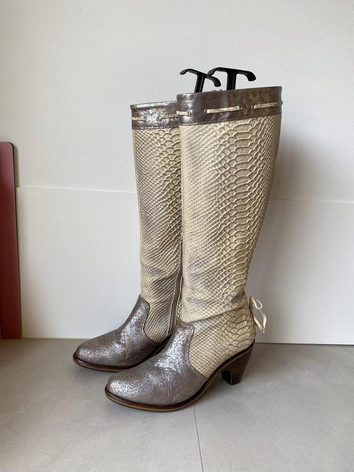 REHAB LAARZEN MT:38 IN ZEER GOEDE STAAT., Kleding | Dames, Schoenen, Zo goed als nieuw, Hoge laarzen, Overige kleuren, Verzenden