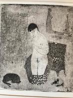 ets aad de haas model met liggende hond beeldende kunst, Antiek en Kunst, Ophalen of Verzenden