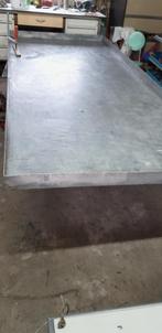 aluminium vloeistofbak, Ophalen, Gebruikt