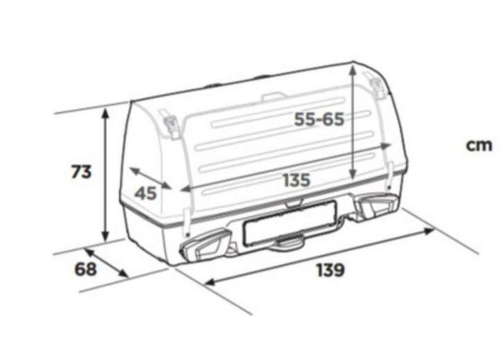 Te huur trekhaak koffer, Auto diversen, Fietsendragers, Gebruikt, Ophalen