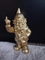 Gouden Stoobz Kabouter - Tuinbeeld, Tuin en Terras, Ophalen, Gebruikt, Kunststof, Tuinkabouter