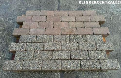 1.000m2 heide grijs betonklinkers, Tuin en Terras, Tegels en Klinkers, Gebruikt, Klinkers, Beton, 10 m² of meer, Verzenden