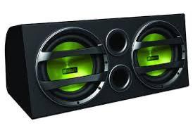 Fusion EN-AW2121 subwoofer en versterker, Auto diversen, Autospeakers, Zo goed als nieuw, Ophalen