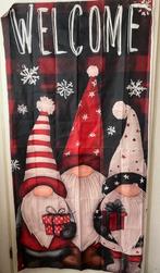 Kerstkabouter gnoom Tomte kerstdecoratie doek 90x180cm, Diversen, Ophalen of Verzenden, Nieuw