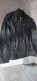 Herenjas van leer, maat Large, Kleding | Heren, Ophalen of Verzenden, Nieuw, Maat 52/54 (L), Zwart
