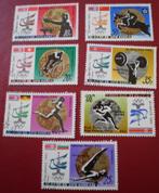 DPR Korea 7x Olympische Spelen 1980, Verzenden, Gestempeld, Sport