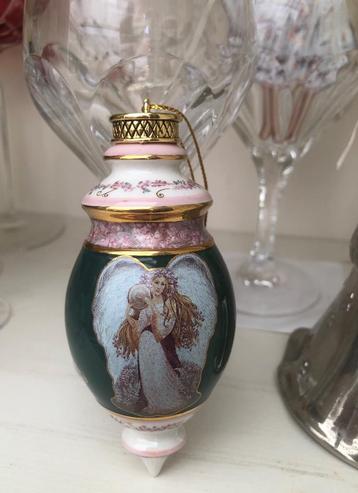 Vintage 1999 - Heirloom porselein hanger Engel - Kerst beschikbaar voor biedingen