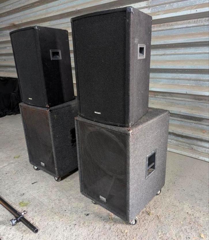 ✅Dap AA craaft speakerset passief, Audio, Tv en Foto, Luidsprekers, Gebruikt, Overige typen, 120 watt of meer, Overige merken