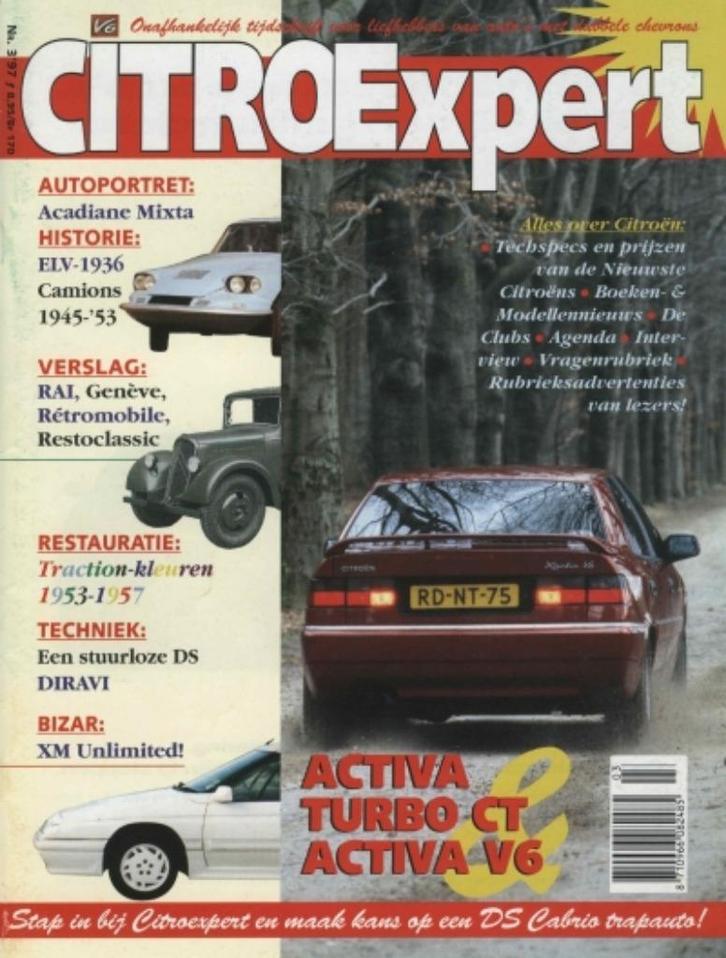 CitroExpert 3 1997 Bertone, XM Tissier, C60 ELV, Saxo VTR, Boeken, Auto's | Folders en Tijdschriften, Nieuw, Citroën, Ophalen of Verzenden