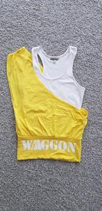 Gele top maat 38 Waggon Paris, Maat 38/40 (M), Geel, Ophalen of Verzenden, Zo goed als nieuw