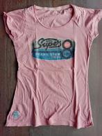 Roze shirt Super Dry maat S, Ophalen of Verzenden, Zo goed als nieuw, Korte mouw, Roze