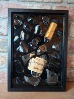 Hennessy fles verwerkt in een lijst met Epoxy, Ophalen of Verzenden