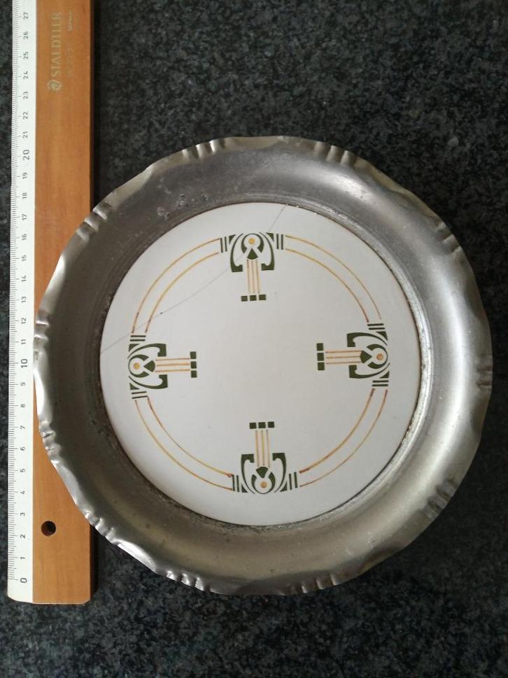 art-deco onderzetter theepot, Antiek en Kunst, Antiek | Porselein, Ophalen