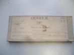 12; stafkaart op linnen Arnhem nr 40 uitgifte na 1903, Ophalen of Verzenden, Landmacht, Nederland, Boek of Tijdschrift