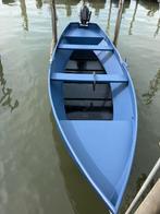 Grolleman stalen punter visboot Mercury 5 pk 4 takt, Watersport en Boten, Ophalen, Gebruikt, Tot 10 pk, Staal