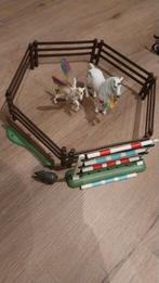 Schleich eenhoorns set, Verzamelen, Ophalen of Verzenden, Zo goed als nieuw, Paard, Beeldje of Figuurtje