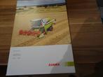 8X Claas maaidorsers folders, Verzenden, Gelezen, Folder