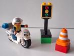 Duplo 5679. Politiemotor met verkeerslicht en pilon, Ophalen of Verzenden, Gebruikt, Duplo