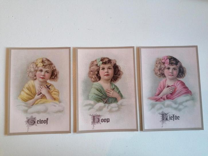 Nieuw: 3x stevige a6 kaart -
Hoop, geloof en liefde, Verzamelen, Ansichtkaarten | Themakaarten, Overige thema's, Ophalen of Verzenden