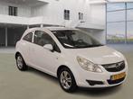 Opel Corsa 1.0 12V 3D 2008 Wit Nieuwe APK, Auto's, Voorwielaandrijving, Zwart, Wit, Bedrijf