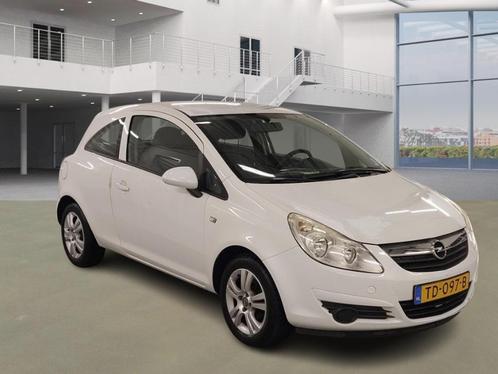 Opel Corsa 1.0 12V 3D 2008 Wit Nieuwe APK, Auto's, Opel, Bedrijf, Corsa, ABS, Airbags, Boordcomputer, Centrale vergrendeling, Elektrische buitenspiegels