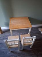 Tafeltje en 2 stoeltjes, Kinderen en Baby's, Ophalen, Gebruikt, Tafel(s) en Stoel(en)