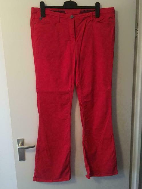 Just B broek, rood, maat 44, ZGAN!, Kleding | Dames, Broeken en Pantalons, Zo goed als nieuw, Maat 42/44 (L), Rood, Lang, Ophalen