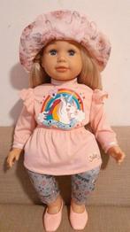 Zapf Sally grote pop met extra kleertjes & accessoires, Ophalen of Verzenden, Zo goed als nieuw, Babypop