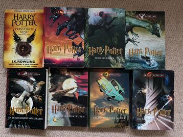 8 NL titels Harry Potter complete set - ZGAN beschikbaar voor biedingen