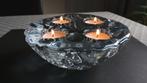 Orrefors Walnut waxinelichthouder voor 4 lichtjes, Zweden, Ophalen of Verzenden