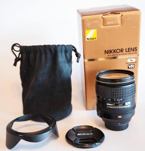 Nikon objectief AF-S_Nikkor 24-120mm, Audio, Tv en Foto, Fotografie | Lenzen en Objectieven, Zo goed als nieuw, Standaardlens