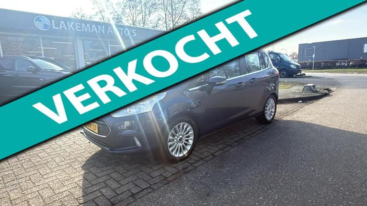 Ford B-Max 1.0 EcoBoost Titanium Blueline PANO CAMERA Huurko, Auto's, Ford, Bedrijf, Te koop, B-Max, ABS, Airbags, Airconditioning