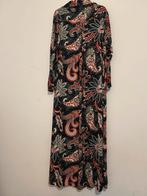 Mooie lange jurk met paisley print, Ophalen, Zwart, RBLZ, Maat 36 (S)
