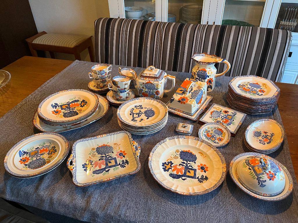 Grote Mason’s Ironstone Serviesset - Mandalay, Antiek en Kunst, Antiek | Keramiek en Aardewerk, Ophalen