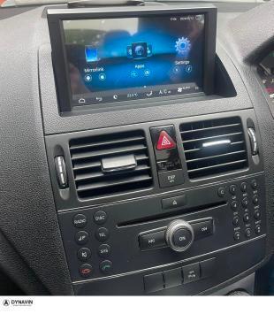 Android 14 Navigatie Mercedes C klasse W204 2009 carplay, Auto diversen, Autoradio's, Nieuw, Ophalen of Verzenden