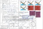 Pakketkaart Suriname verzonden per SAL Paramaribo 5 dec 1986, Verzenden, Overige typen