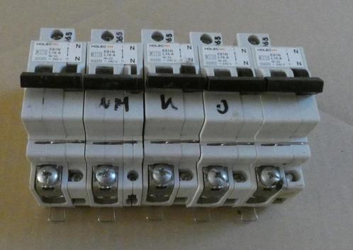 E - Installatieautomaat Stotz - Holec E81N L 16 A - 2x, Doe-het-zelf en Verbouw, Elektra en Kabels, Gebruikt, Overige typen, Ophalen of Verzenden