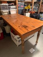 Grenen houten tafel 160 cm bij 78 cm, Ophalen