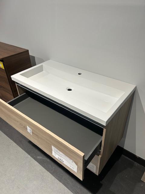 Badmeubel, Doe-het-zelf en Verbouw, Sanitair, Nieuw, Wastafel