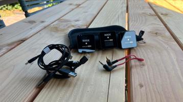 Rode Wireless Go II set als nieuw, met toebehoren beschikbaar voor biedingen